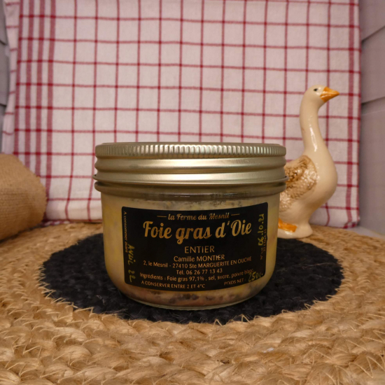 Foie gras d'oie entier mi-cuit