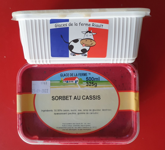 Sorbet Cassis - 500 ml