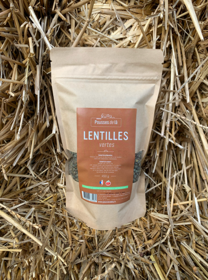 Lentilles Vertes CAB - 450 gr